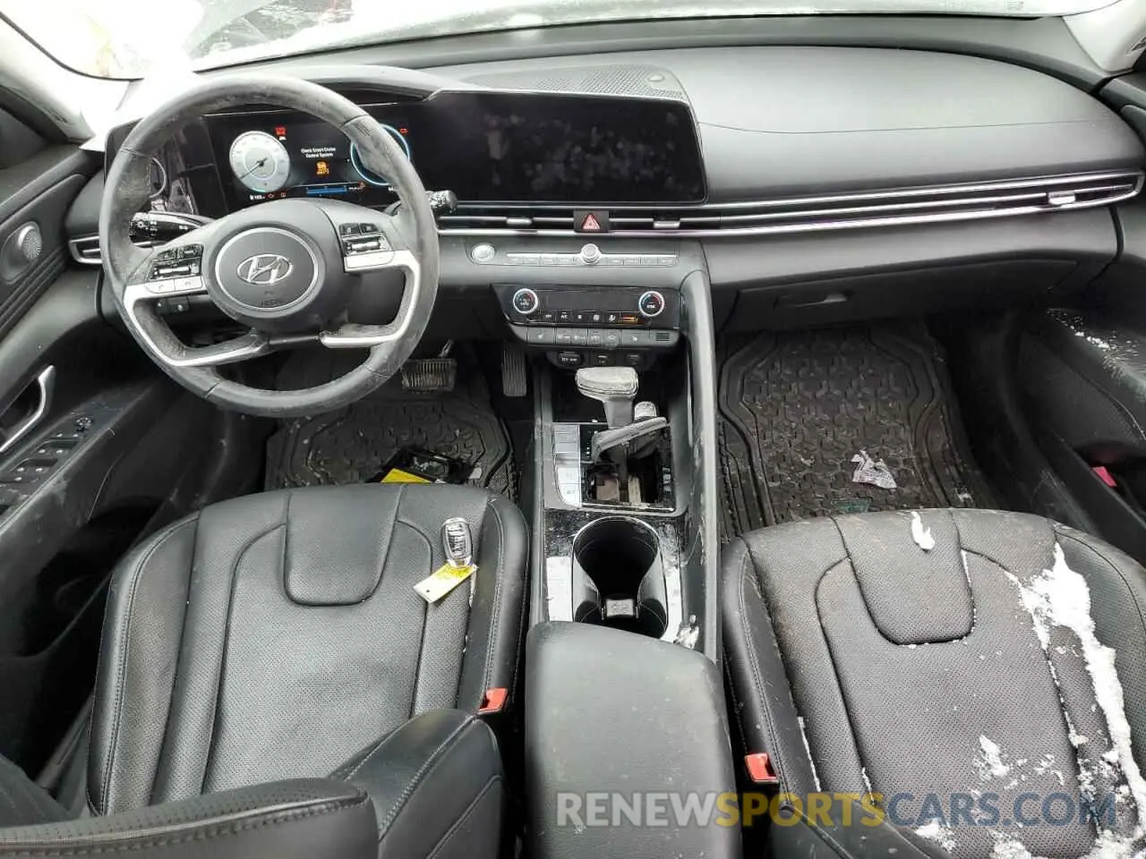 8 Фотография поврежденного автомобиля KMHLP4AG8PU377332 HYUNDAI ELANTRA 2023