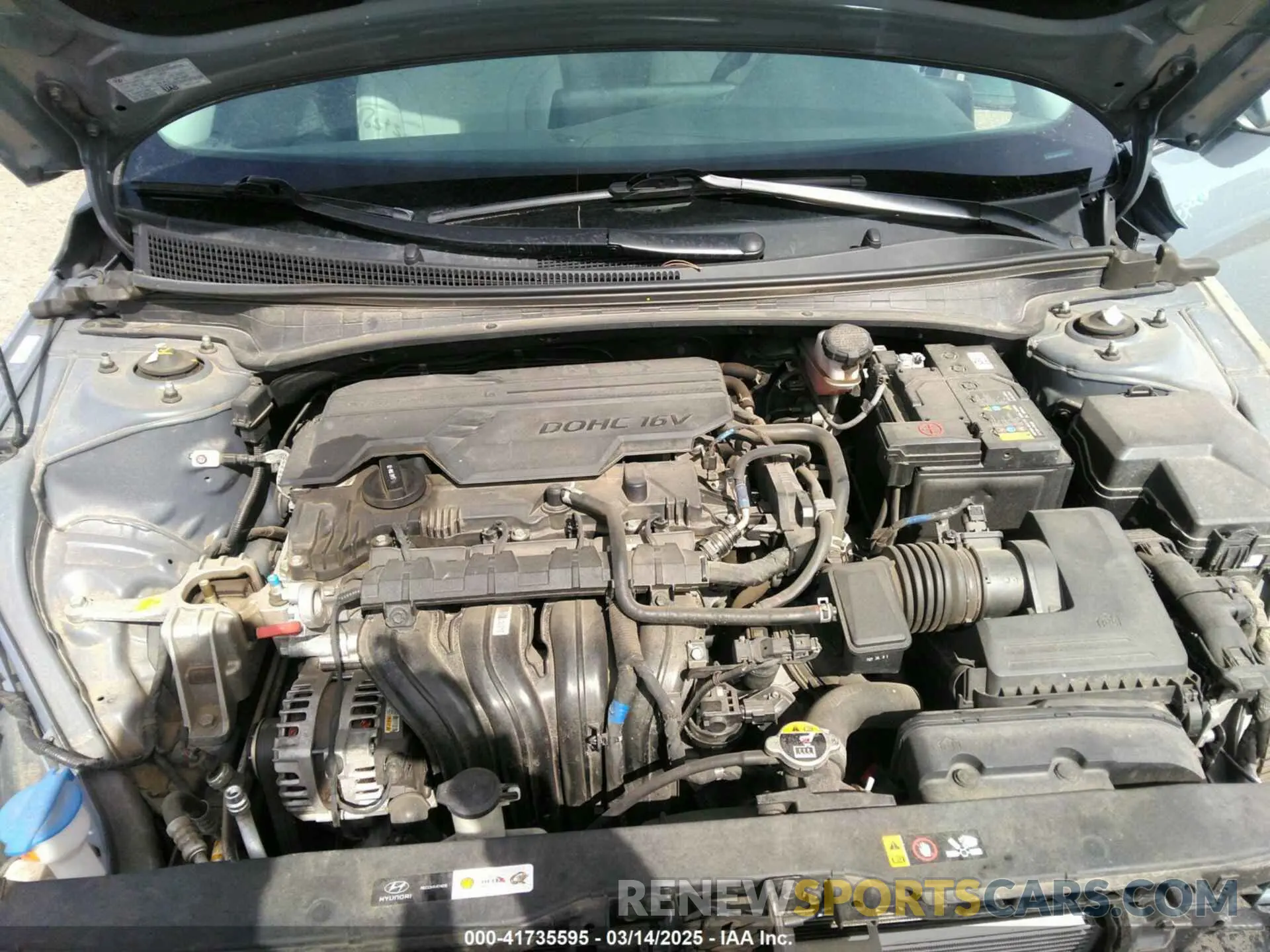 10 Photograph of a damaged car KMHLP4AG9PU454533 HYUNDAI ELANTRA 2023