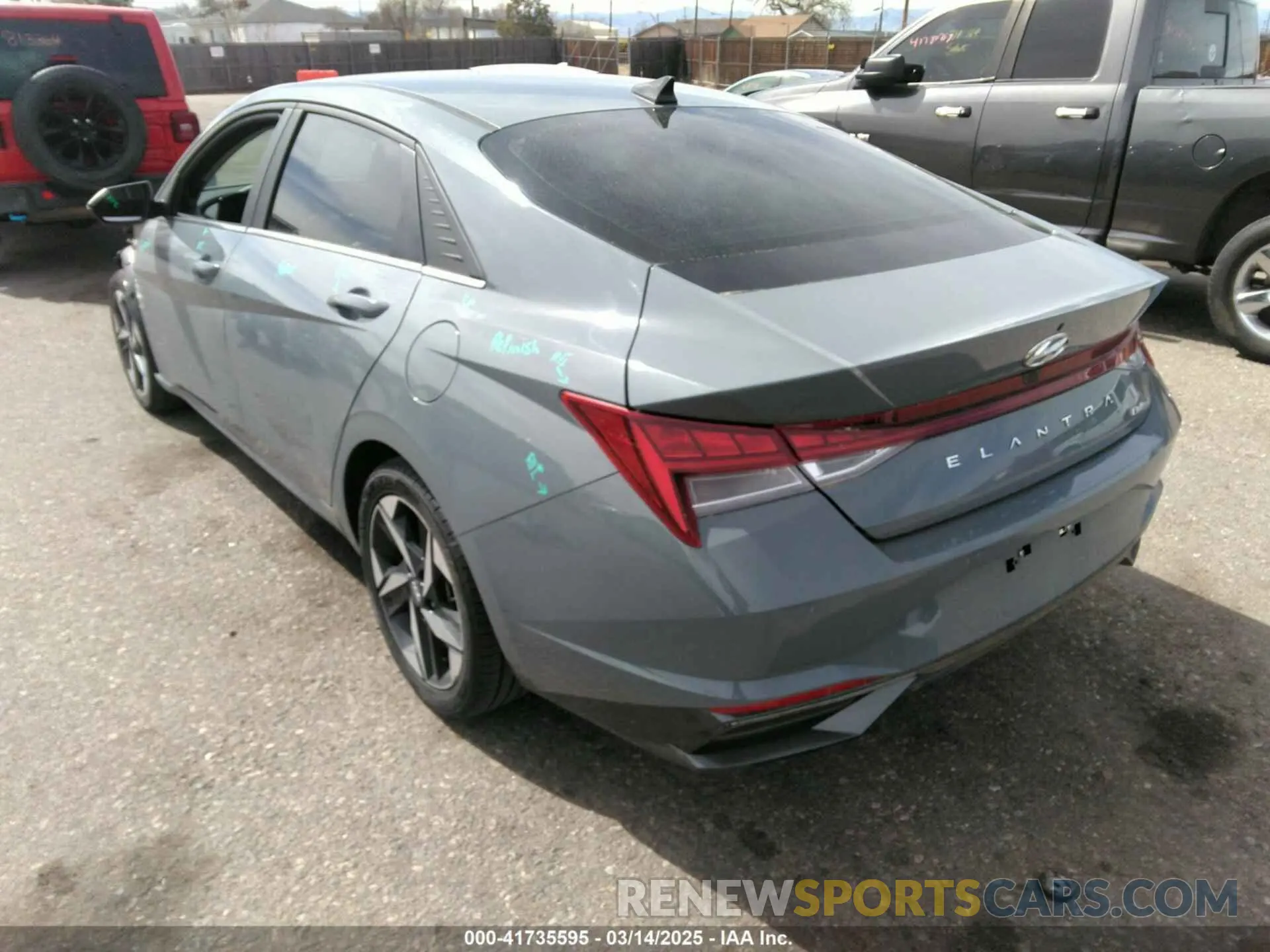 3 Photograph of a damaged car KMHLP4AG9PU454533 HYUNDAI ELANTRA 2023