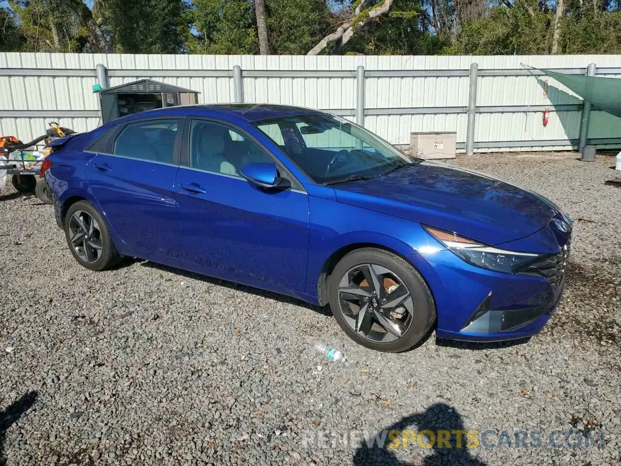 4 Photograph of a damaged car KMHLP4AGXPU415997 HYUNDAI ELANTRA 2023