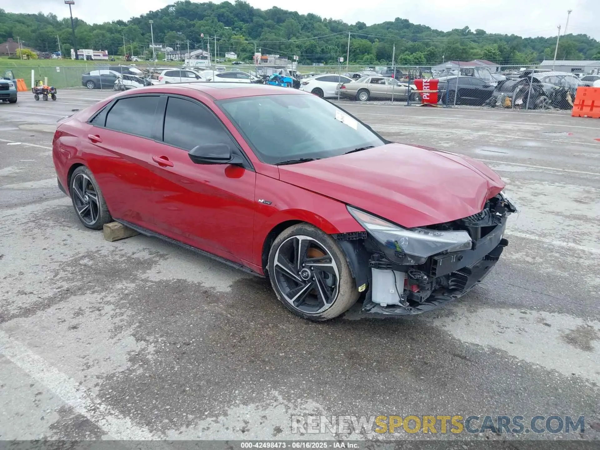 1 Photograph of a damaged car KMHLR4AF1PU483512 HYUNDAI ELANTRA 2023