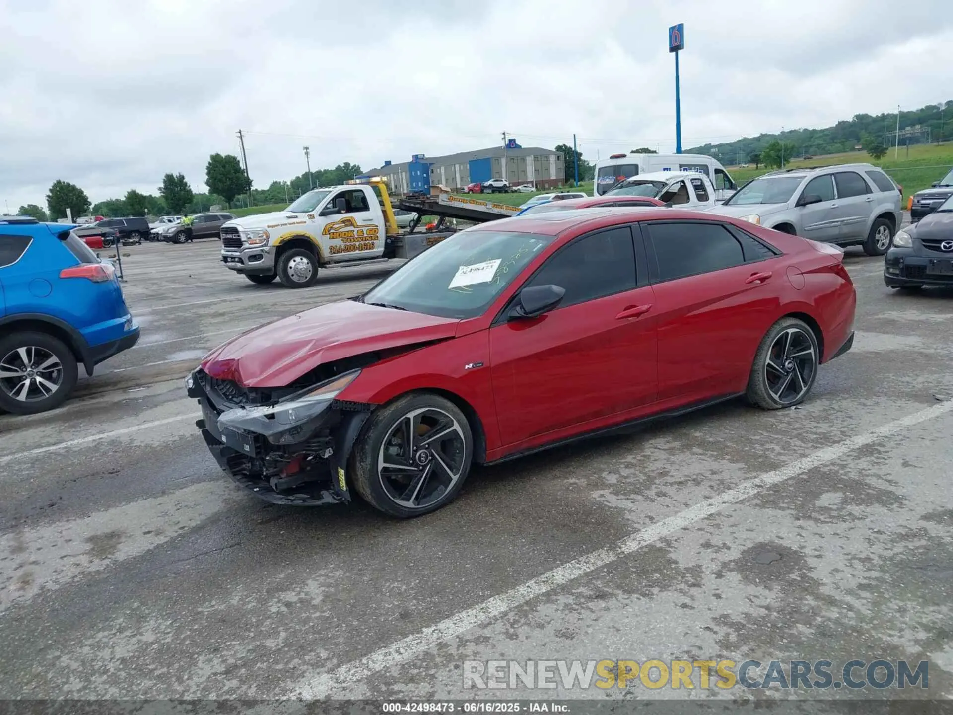 2 Photograph of a damaged car KMHLR4AF1PU483512 HYUNDAI ELANTRA 2023
