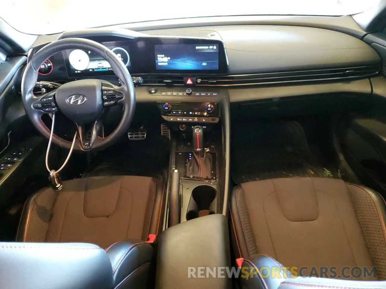 8 Фотография поврежденного автомобиля KMHLR4AF2PU406051 HYUNDAI ELANTRA 2023