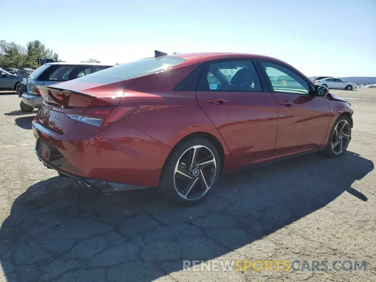 3 Photograph of a damaged car KMHLR4AF2PU588852 HYUNDAI ELANTRA 2023