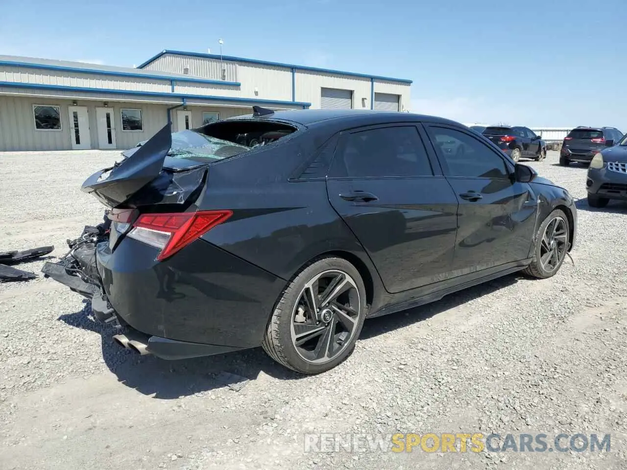 3 Photograph of a damaged car KMHLR4AF2PU625284 HYUNDAI ELANTRA 2023