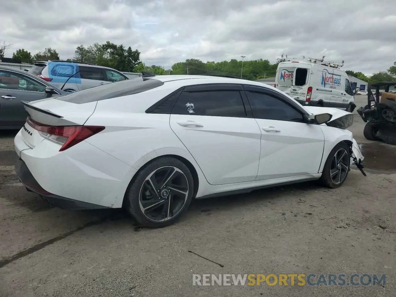 3 Photograph of a damaged car KMHLR4AF4PU433901 HYUNDAI ELANTRA 2023