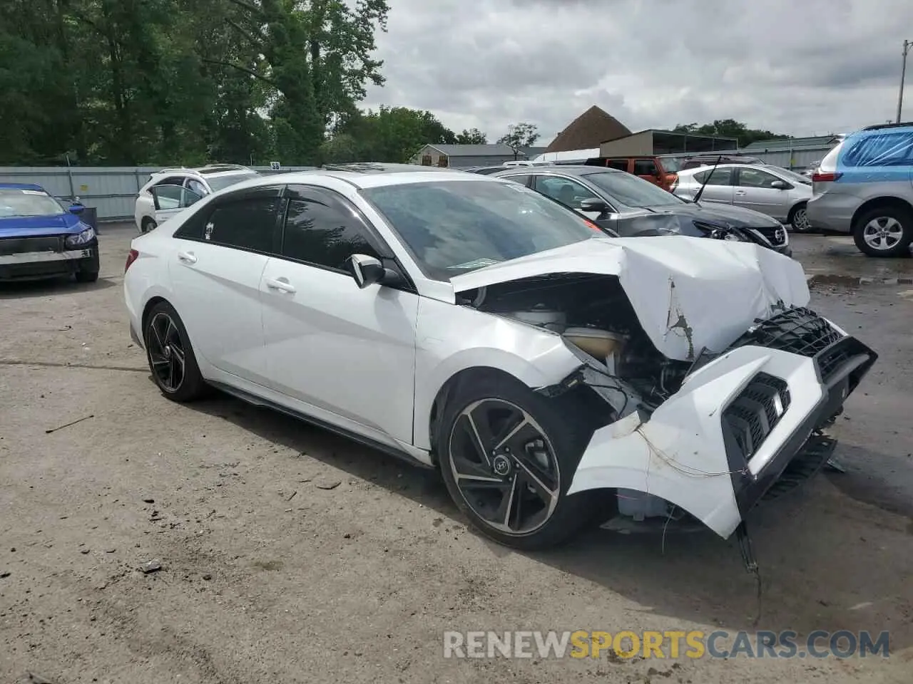 4 Photograph of a damaged car KMHLR4AF4PU433901 HYUNDAI ELANTRA 2023