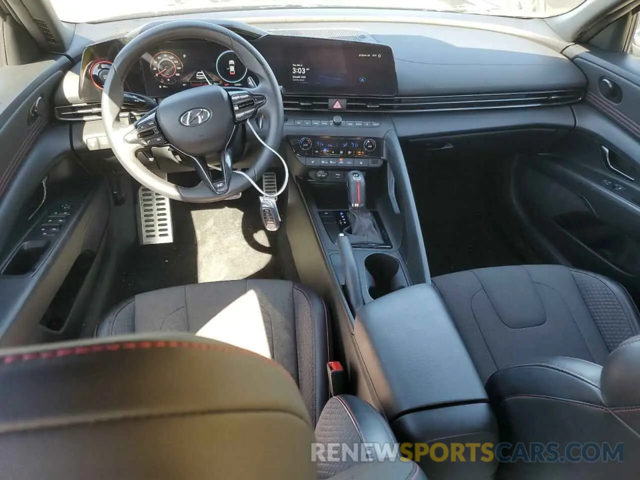 8 Фотография поврежденного автомобиля KMHLR4AF4PU521296 HYUNDAI ELANTRA 2023