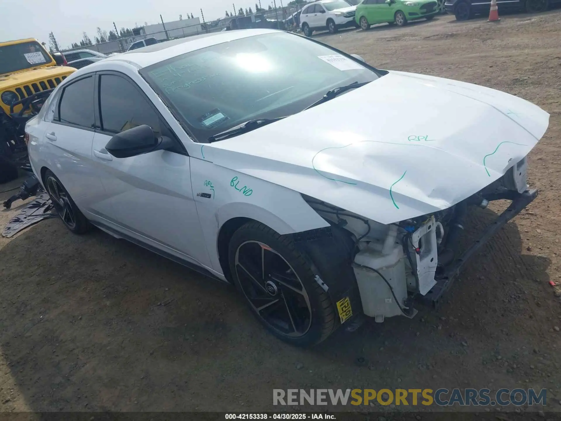 1 Photograph of a damaged car KMHLR4AF5PU377340 HYUNDAI ELANTRA 2023