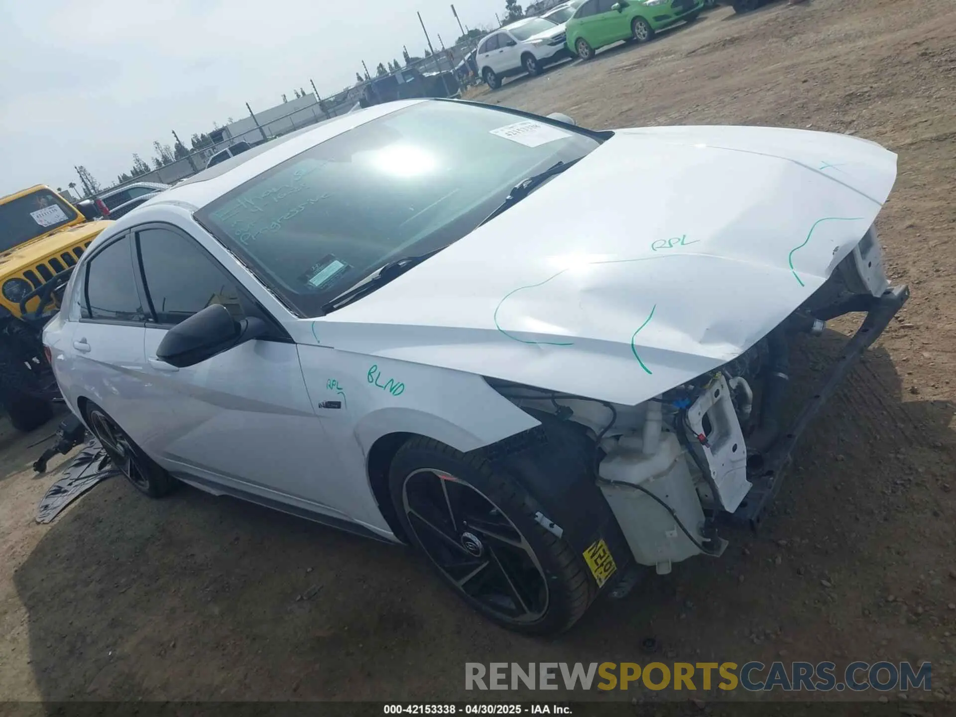 14 Photograph of a damaged car KMHLR4AF5PU377340 HYUNDAI ELANTRA 2023