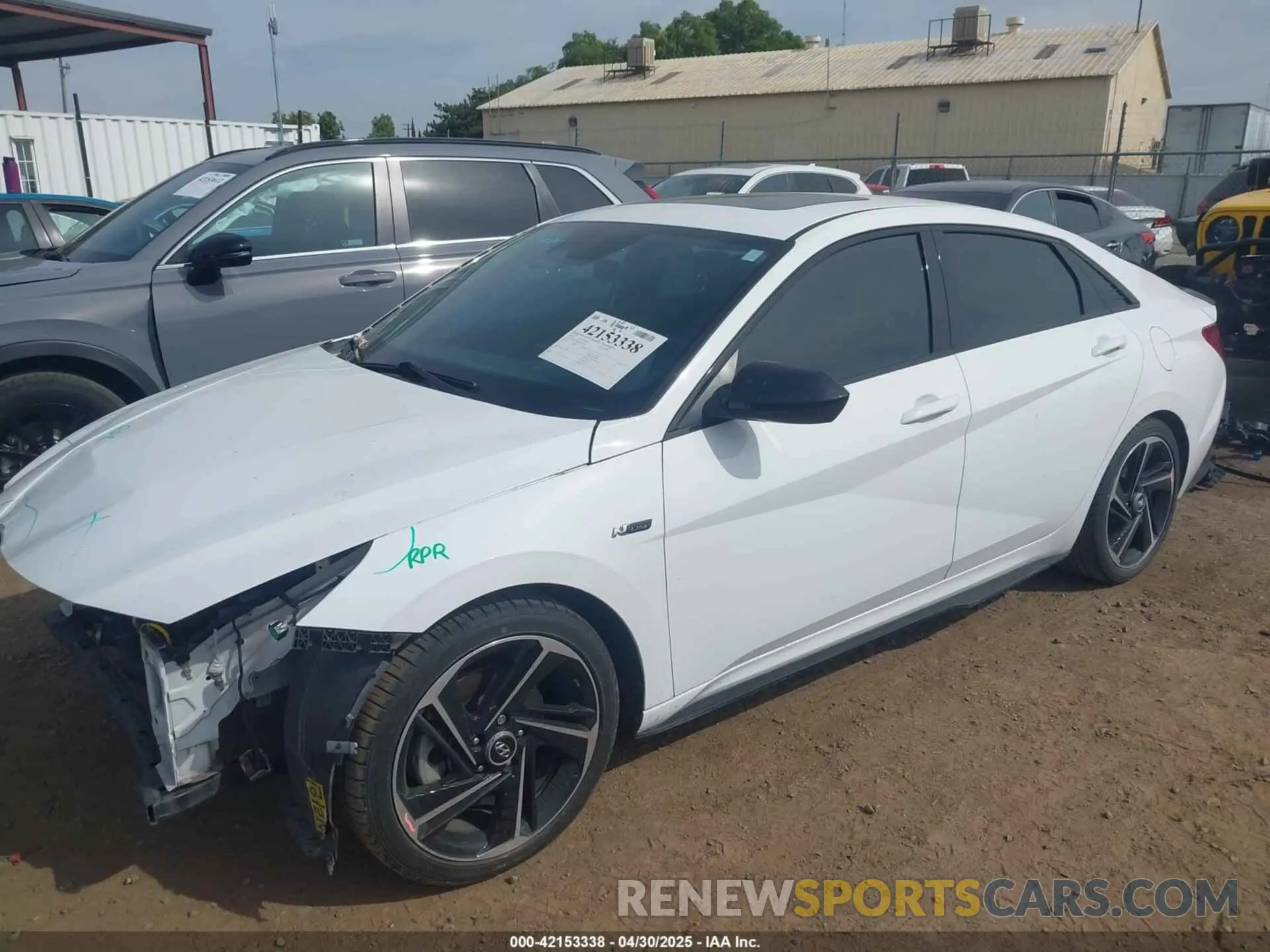 2 Photograph of a damaged car KMHLR4AF5PU377340 HYUNDAI ELANTRA 2023