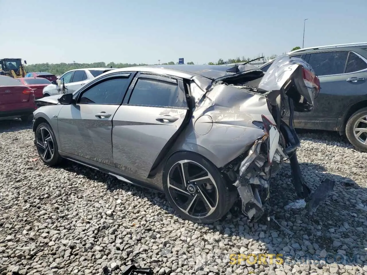 2 Photograph of a damaged car KMHLR4AF6PU397810 HYUNDAI ELANTRA 2023
