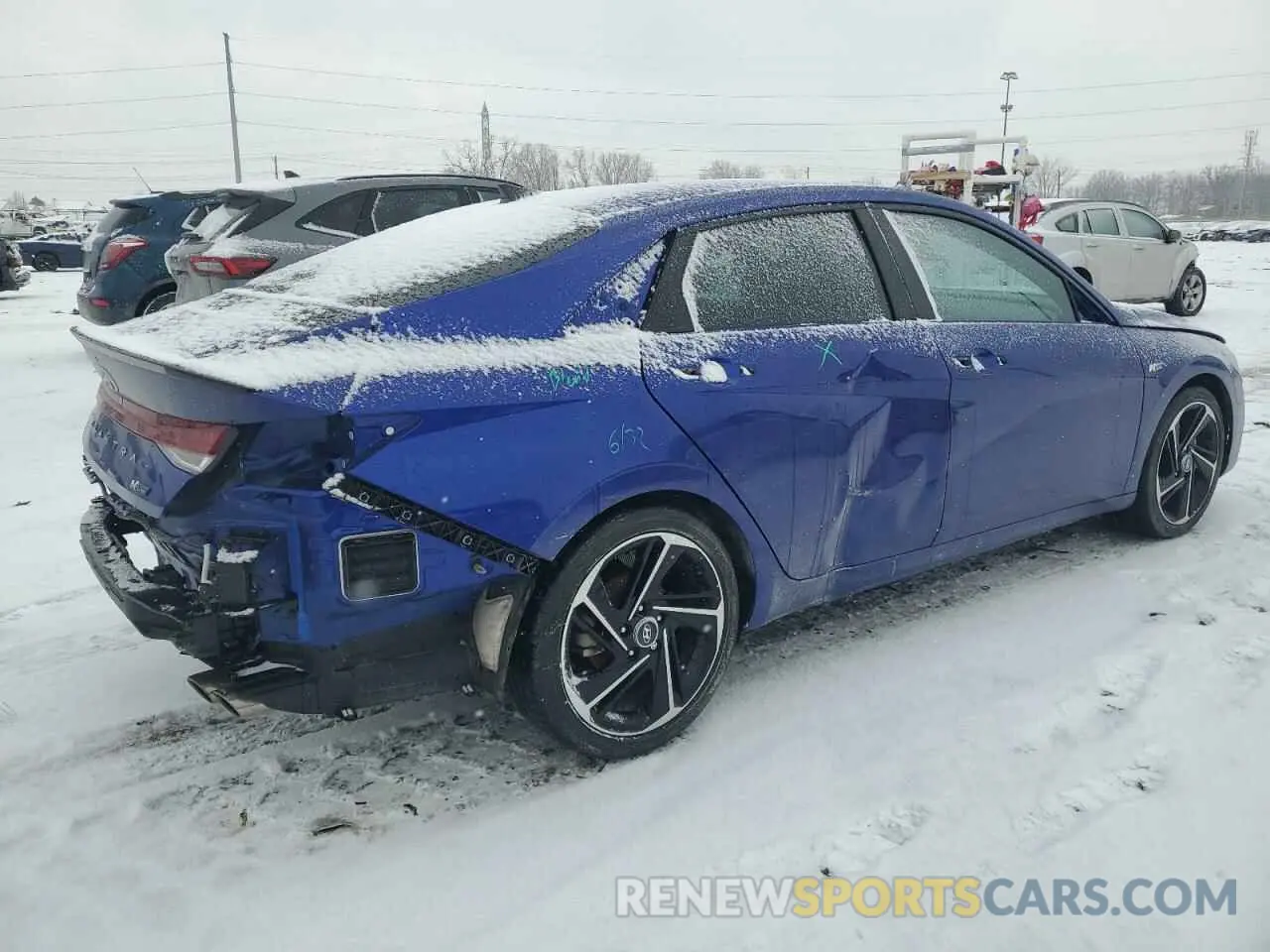 3 Фотография поврежденного автомобиля KMHLR4AF6PU495266 HYUNDAI ELANTRA 2023