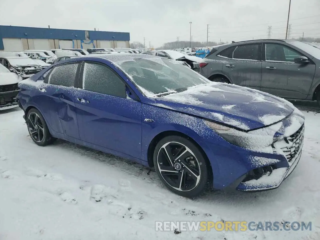 4 Фотография поврежденного автомобиля KMHLR4AF6PU495266 HYUNDAI ELANTRA 2023
