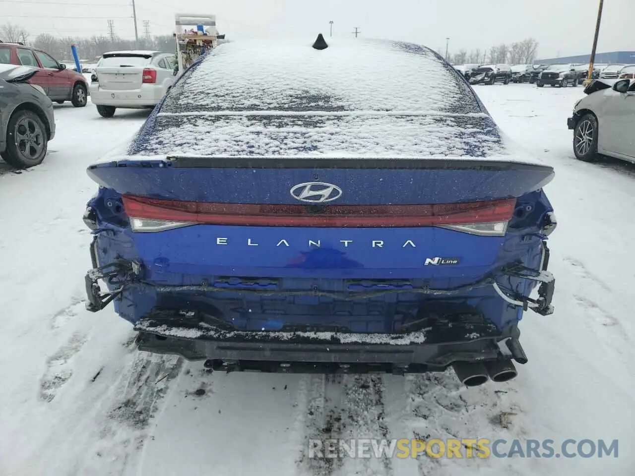 6 Фотография поврежденного автомобиля KMHLR4AF6PU495266 HYUNDAI ELANTRA 2023