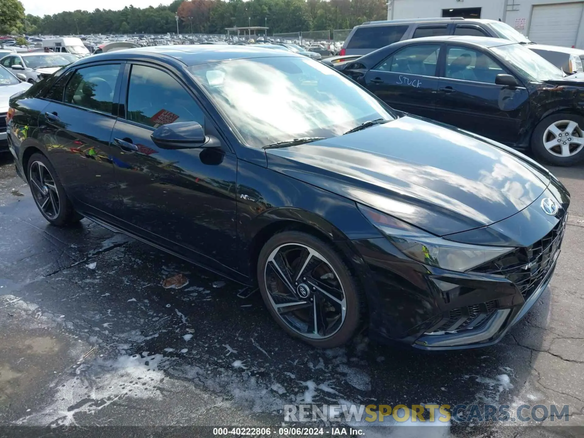 1 Photograph of a damaged car KMHLR4AF6PU612070 HYUNDAI ELANTRA 2023