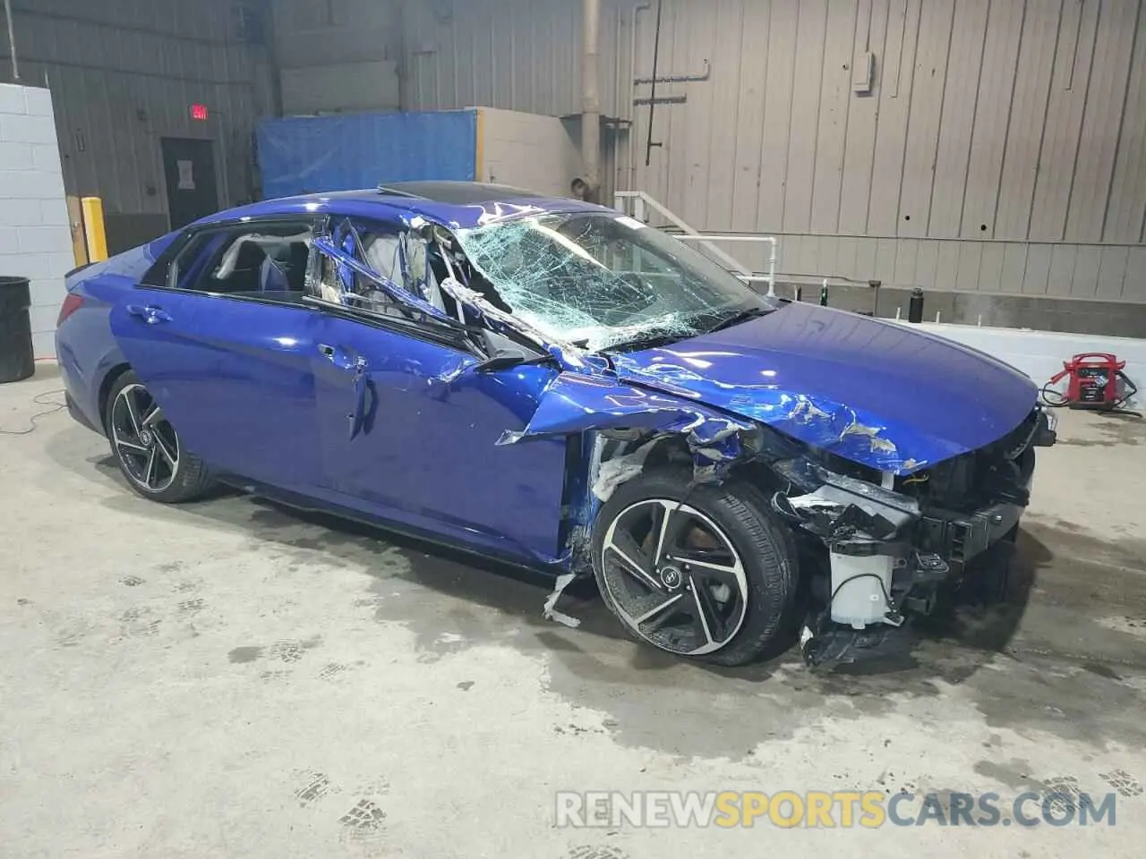 4 Photograph of a damaged car KMHLR4AF6PU628978 HYUNDAI ELANTRA 2023