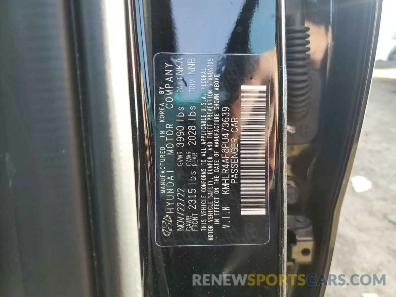 12 Фотография поврежденного автомобиля KMHLR4AF8PU473639 HYUNDAI ELANTRA 2023