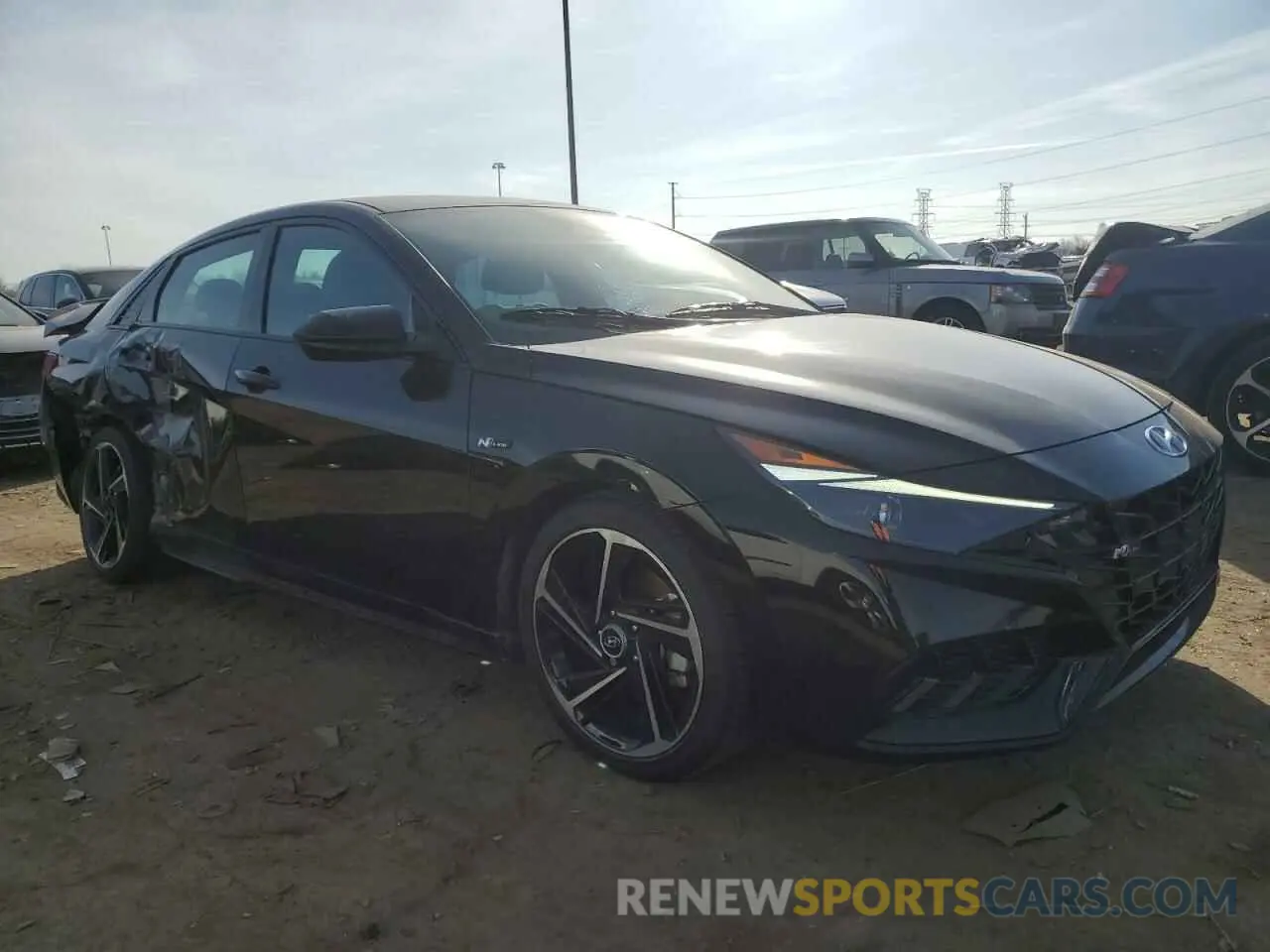 4 Фотография поврежденного автомобиля KMHLR4AF8PU473639 HYUNDAI ELANTRA 2023