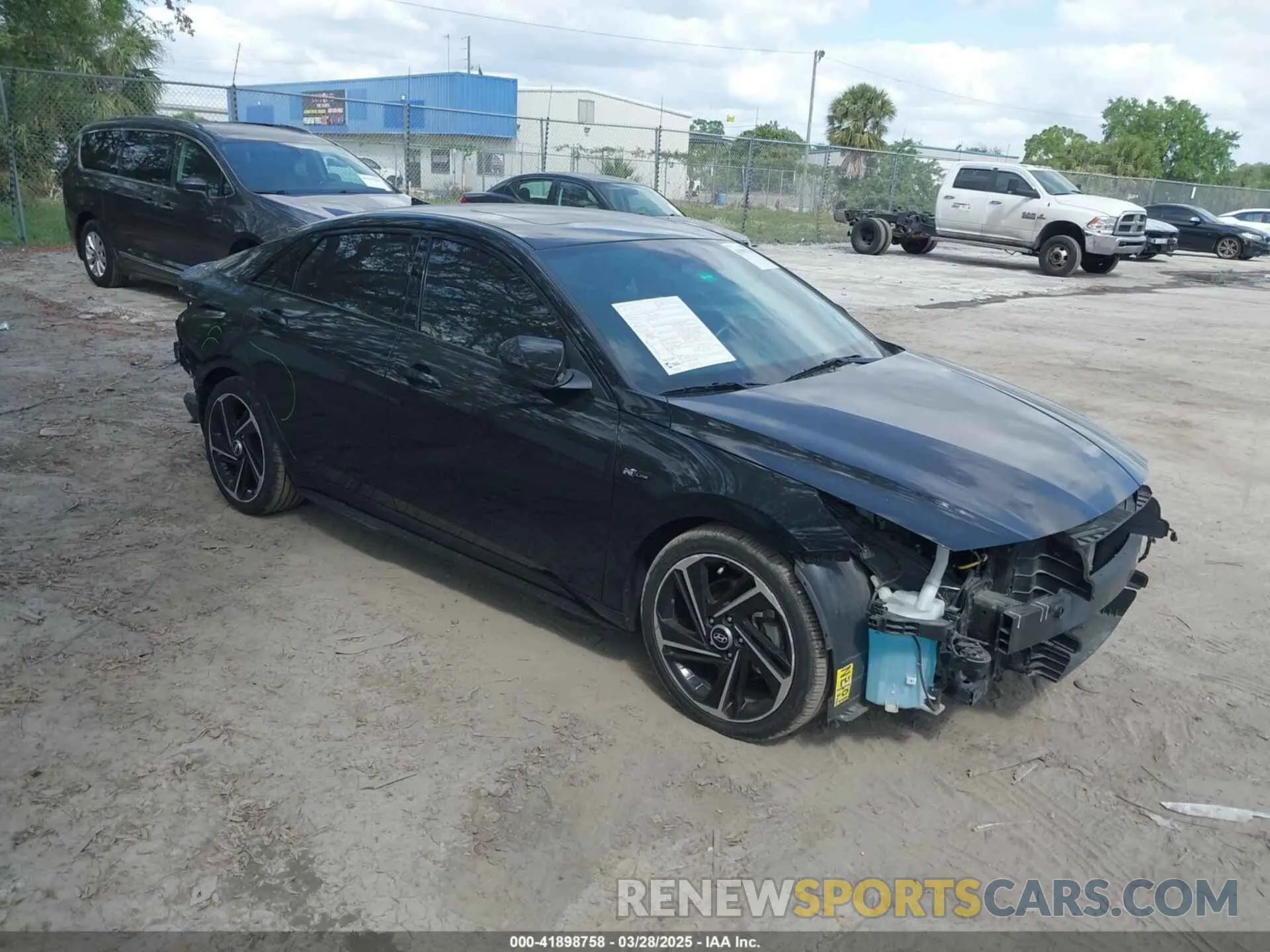 1 Фотография поврежденного автомобиля KMHLR4AF9PU428824 HYUNDAI ELANTRA 2023