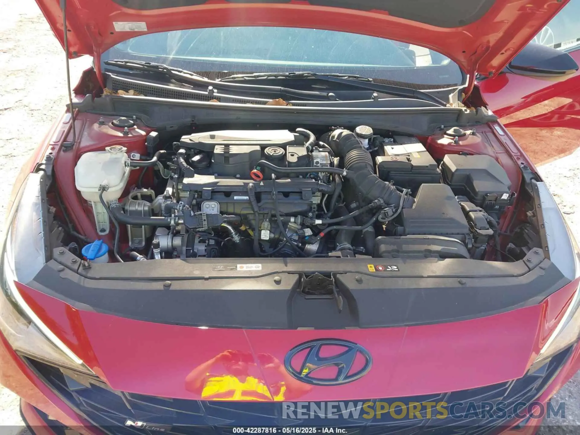 10 Photograph of a damaged car KMHLR4AF9PU496055 HYUNDAI ELANTRA 2023