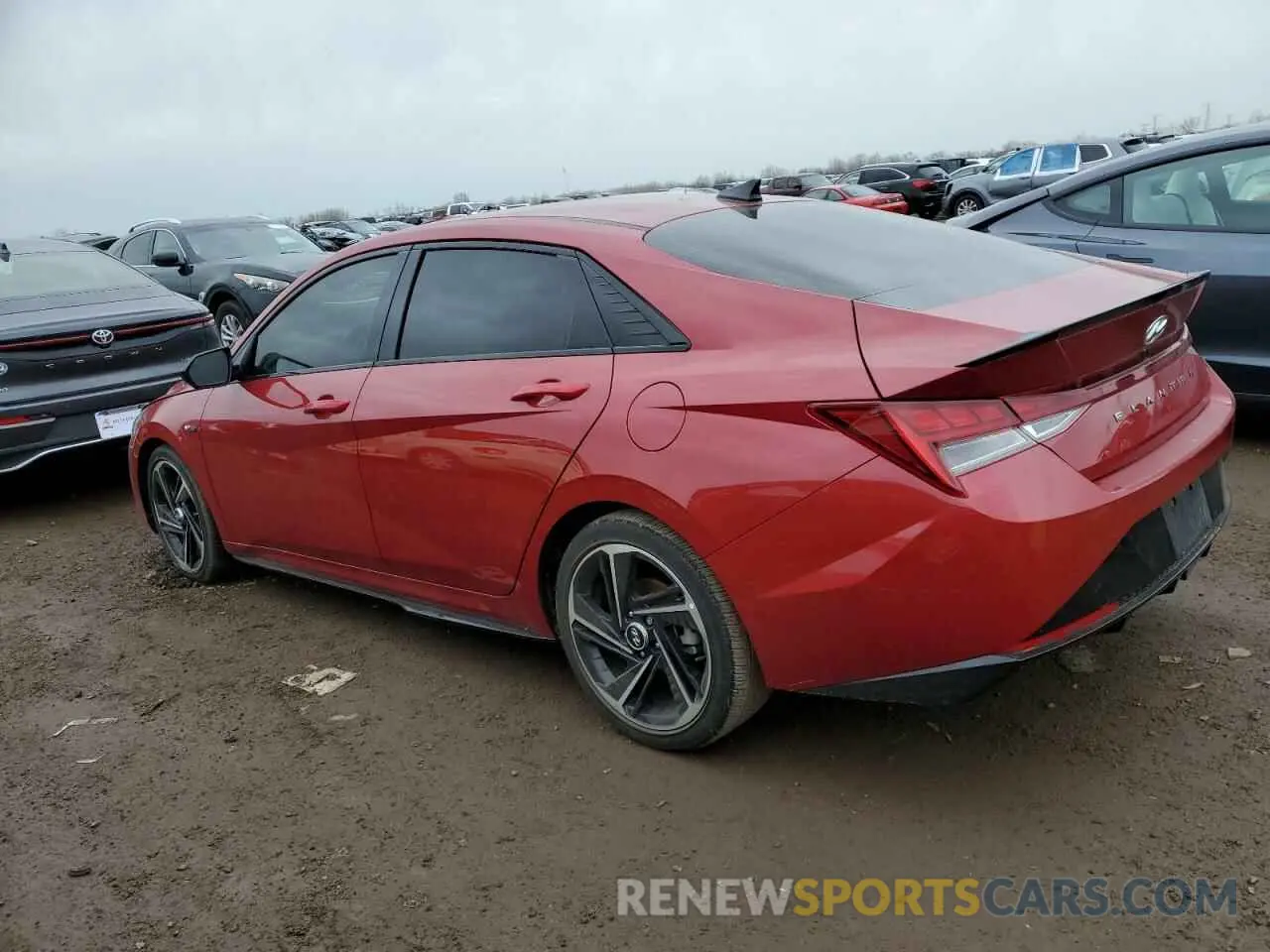 2 Photograph of a damaged car KMHLR4AF9PU498016 HYUNDAI ELANTRA 2023