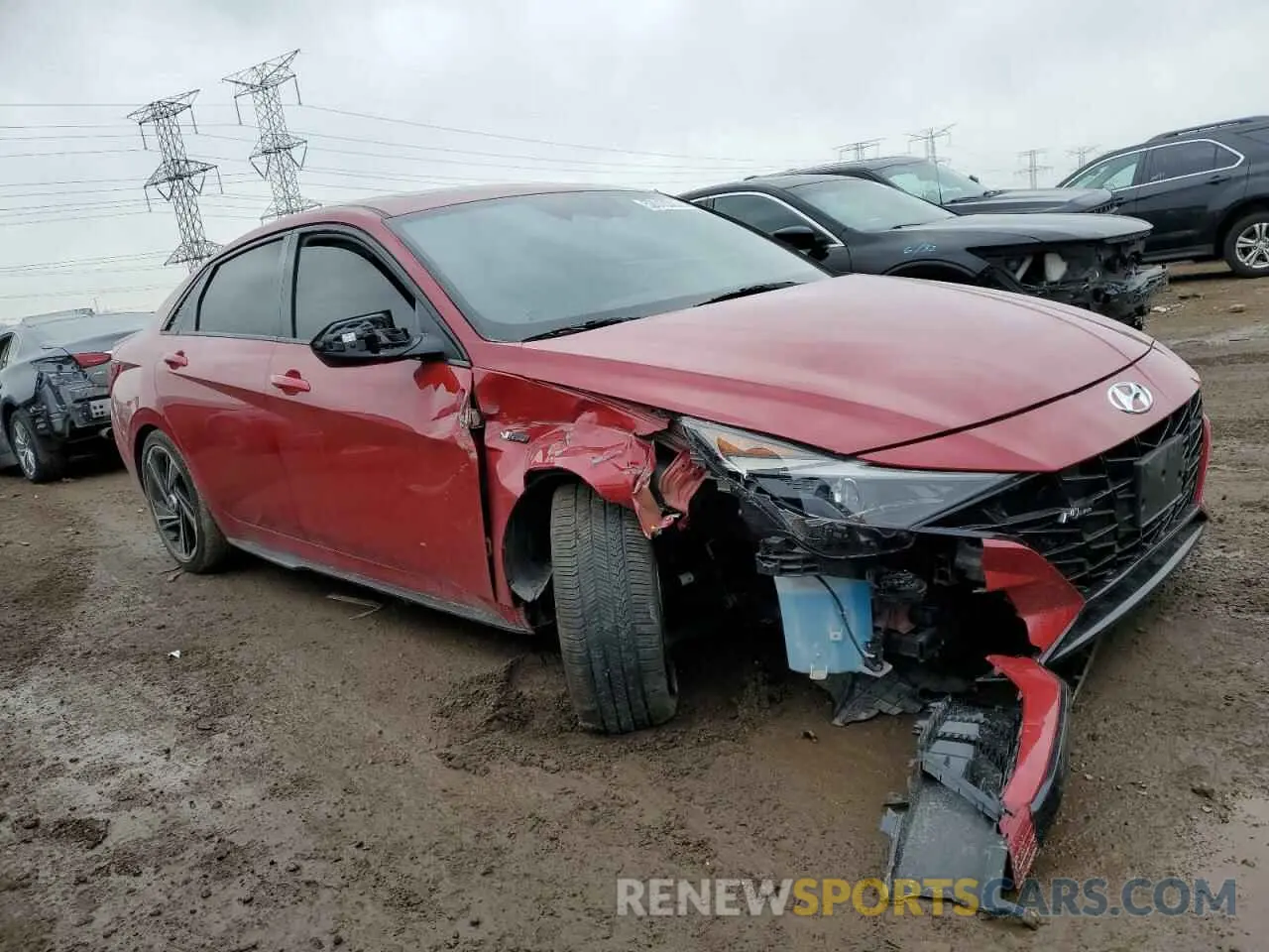4 Photograph of a damaged car KMHLR4AF9PU498016 HYUNDAI ELANTRA 2023