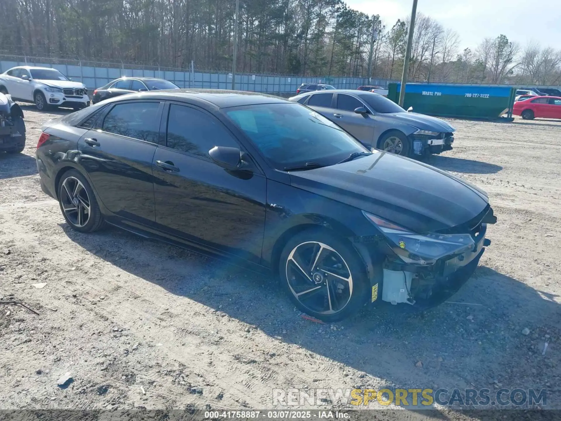 1 Photograph of a damaged car KMHLR4AF9PU609633 HYUNDAI ELANTRA 2023