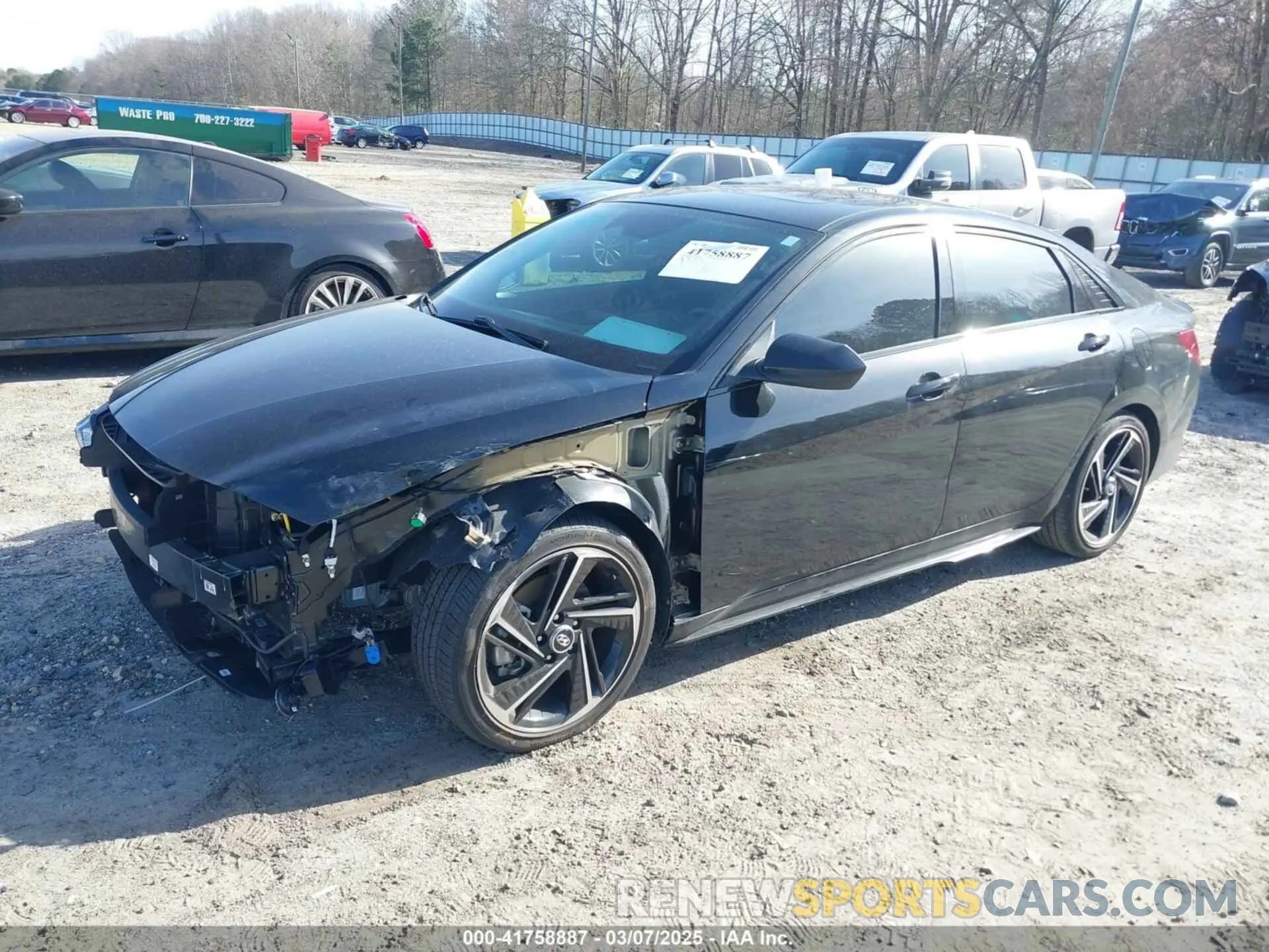 2 Photograph of a damaged car KMHLR4AF9PU609633 HYUNDAI ELANTRA 2023