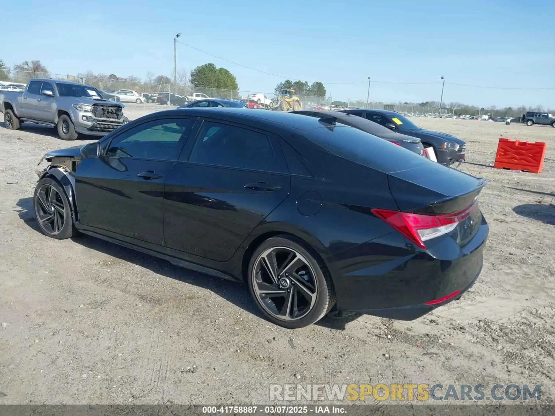 3 Photograph of a damaged car KMHLR4AF9PU609633 HYUNDAI ELANTRA 2023