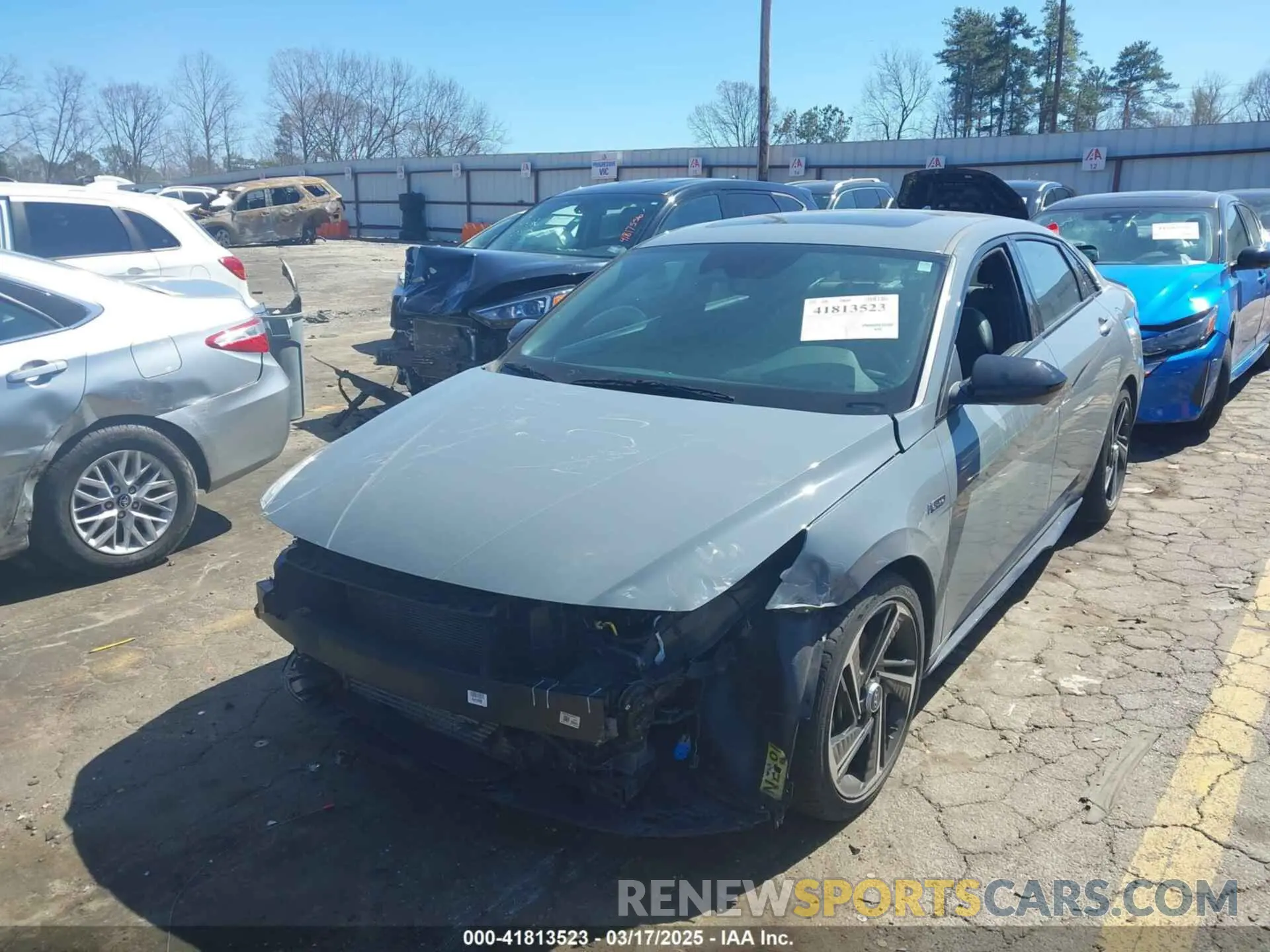2 Photograph of a damaged car KMHLR4AFXPU375874 HYUNDAI ELANTRA 2023