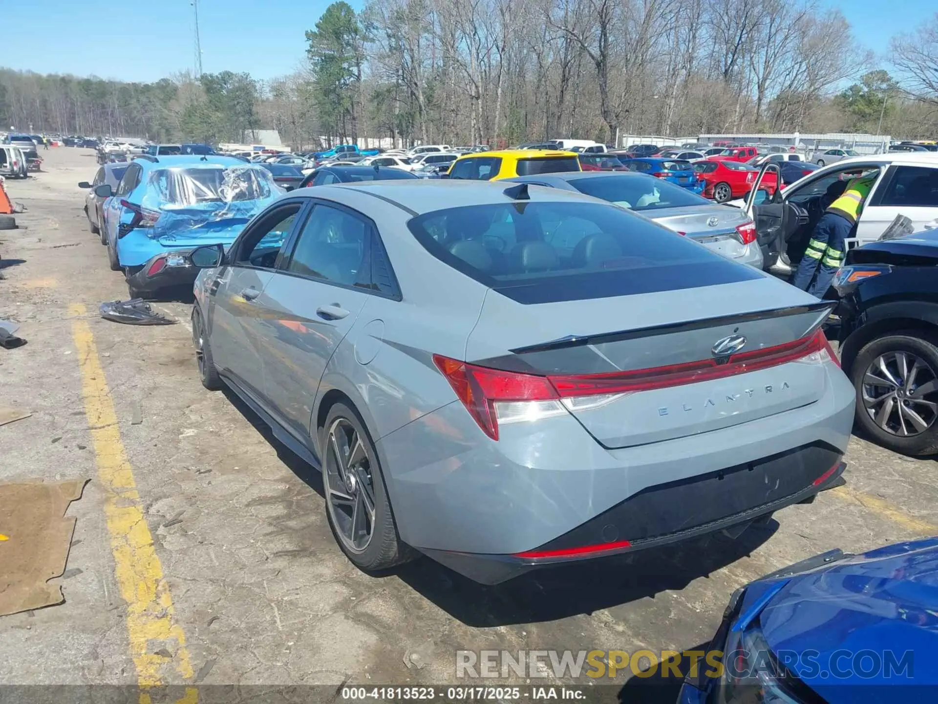 3 Photograph of a damaged car KMHLR4AFXPU375874 HYUNDAI ELANTRA 2023
