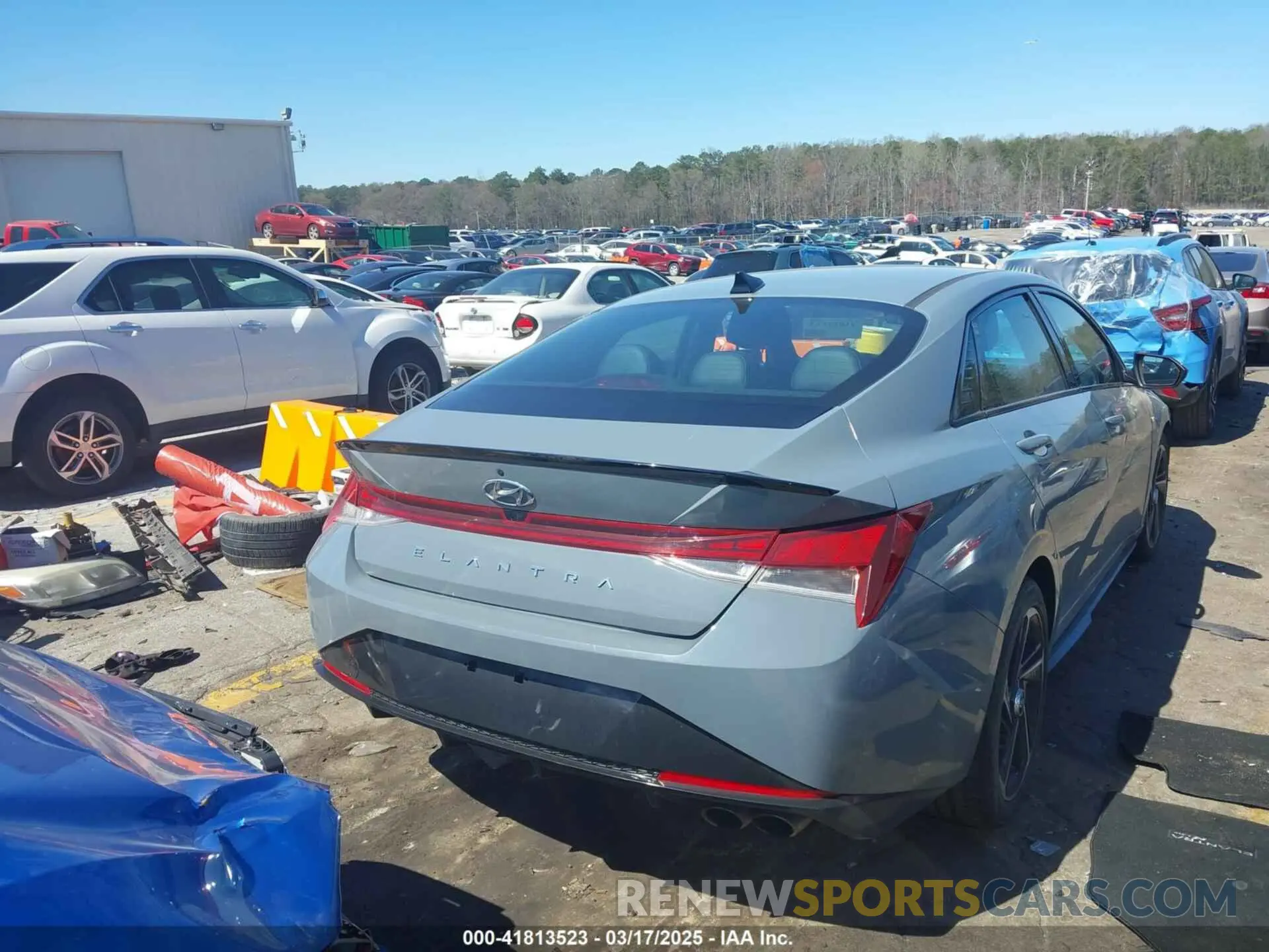 4 Photograph of a damaged car KMHLR4AFXPU375874 HYUNDAI ELANTRA 2023