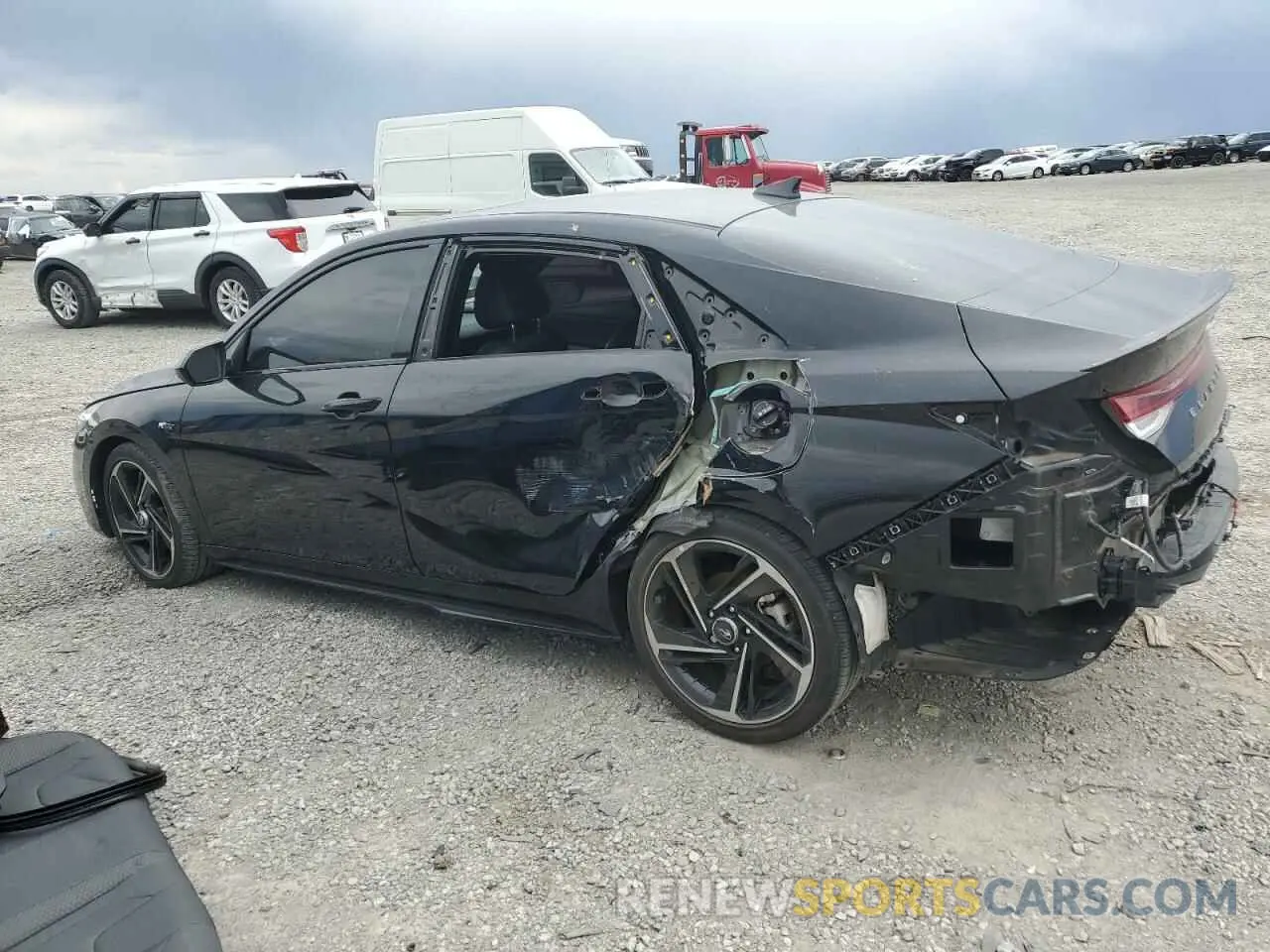 2 Photograph of a damaged car KMHLR4AFXPU399480 HYUNDAI ELANTRA 2023