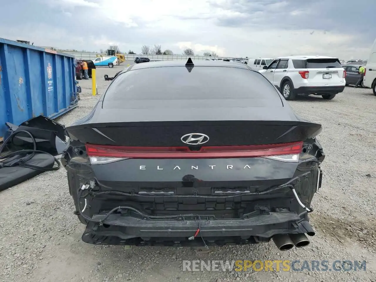 6 Photograph of a damaged car KMHLR4AFXPU399480 HYUNDAI ELANTRA 2023