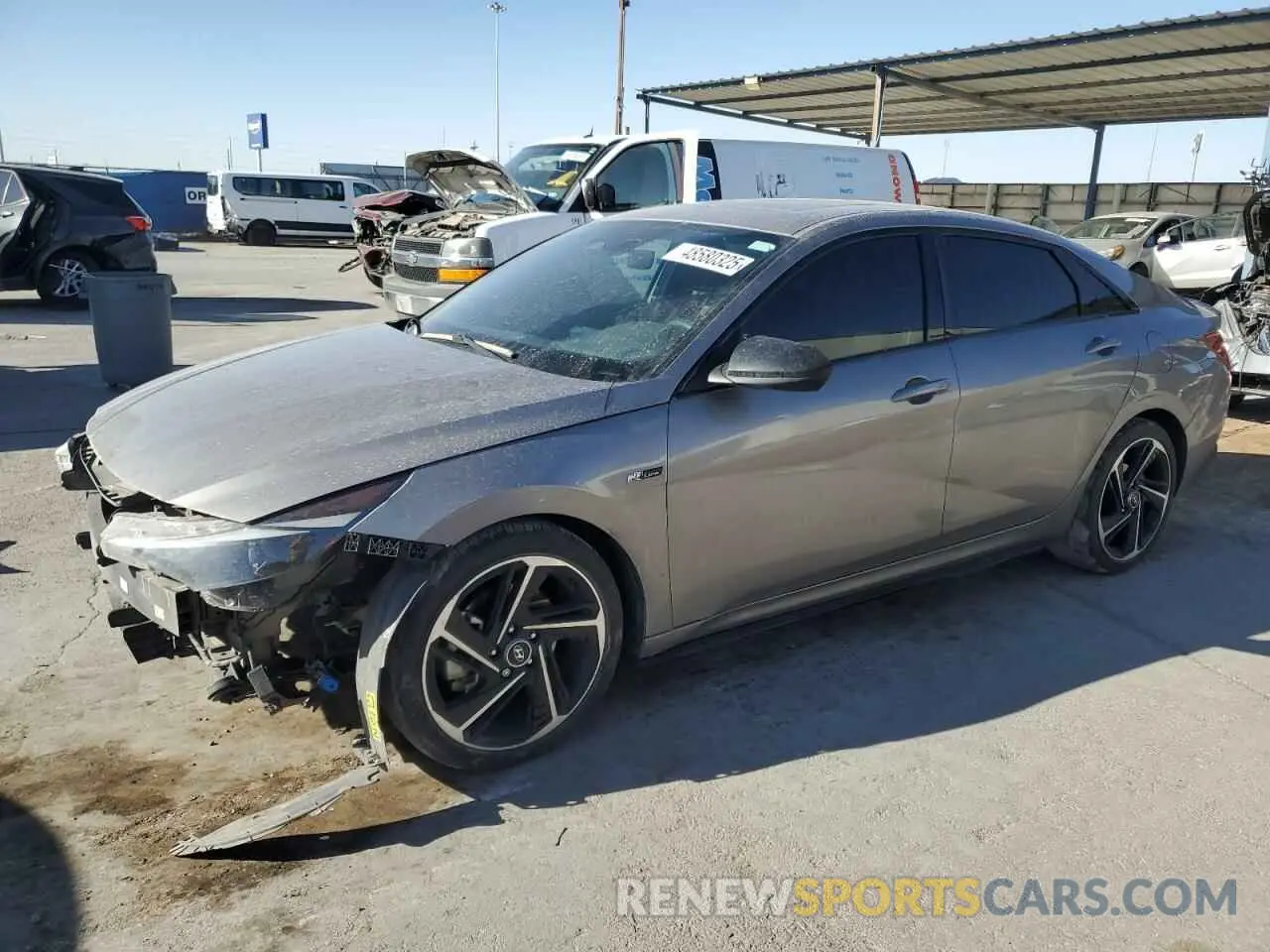 1 Фотография поврежденного автомобиля KMHLR4AFXPU489504 HYUNDAI ELANTRA 2023