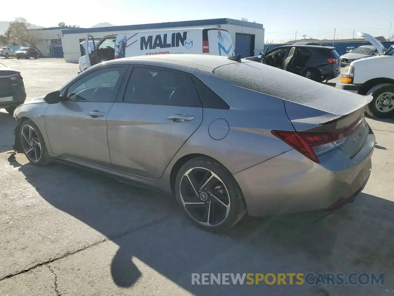 2 Фотография поврежденного автомобиля KMHLR4AFXPU489504 HYUNDAI ELANTRA 2023