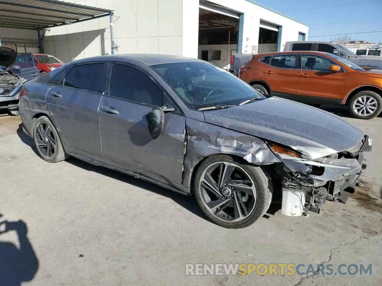 4 Фотография поврежденного автомобиля KMHLR4AFXPU489504 HYUNDAI ELANTRA 2023