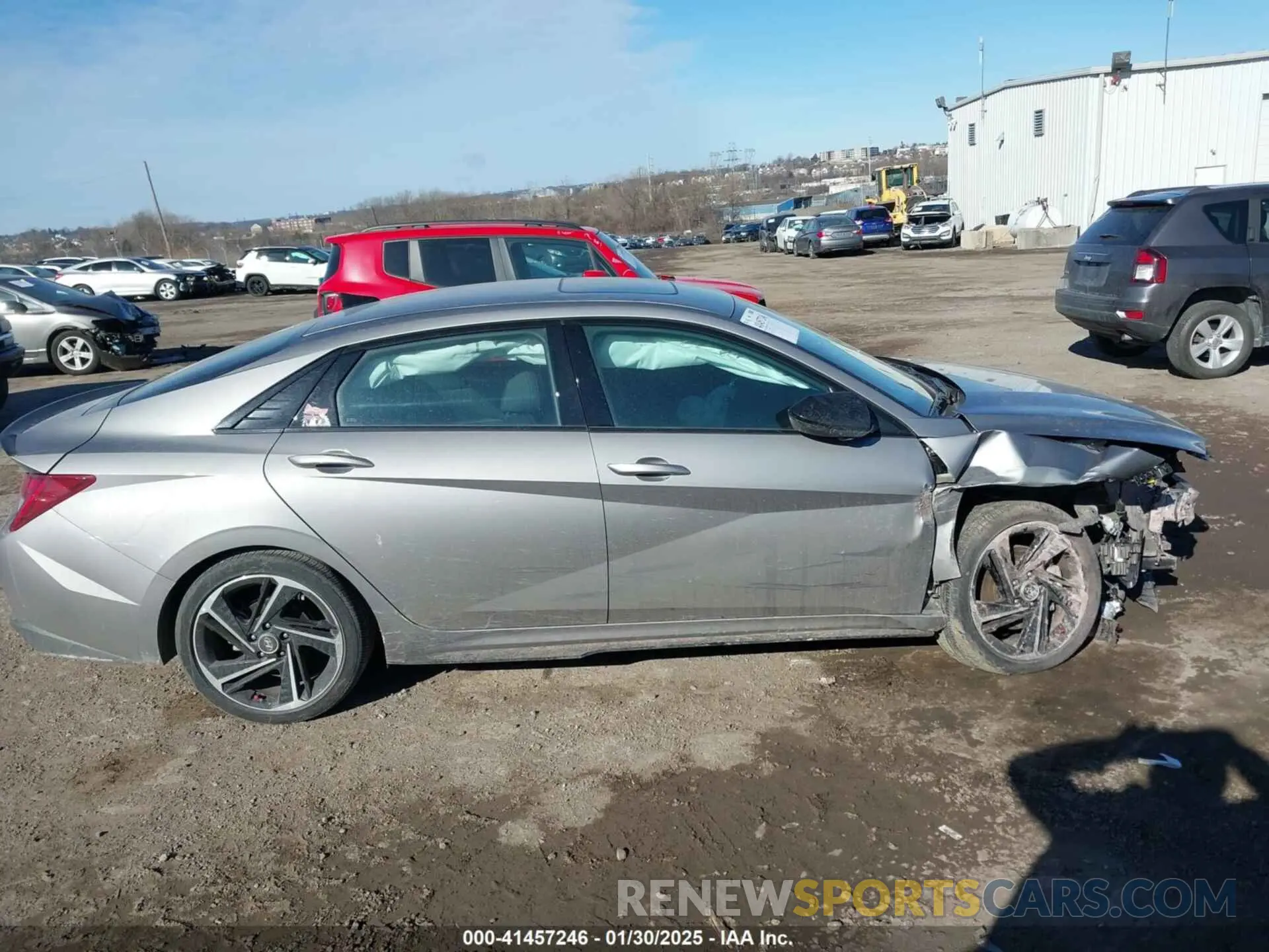 14 Photograph of a damaged car KMHLR4AFXPU526812 HYUNDAI ELANTRA 2023