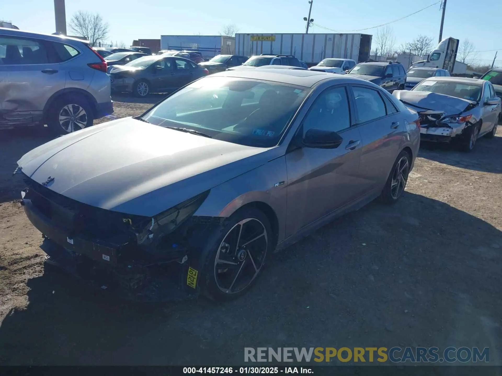 2 Photograph of a damaged car KMHLR4AFXPU526812 HYUNDAI ELANTRA 2023