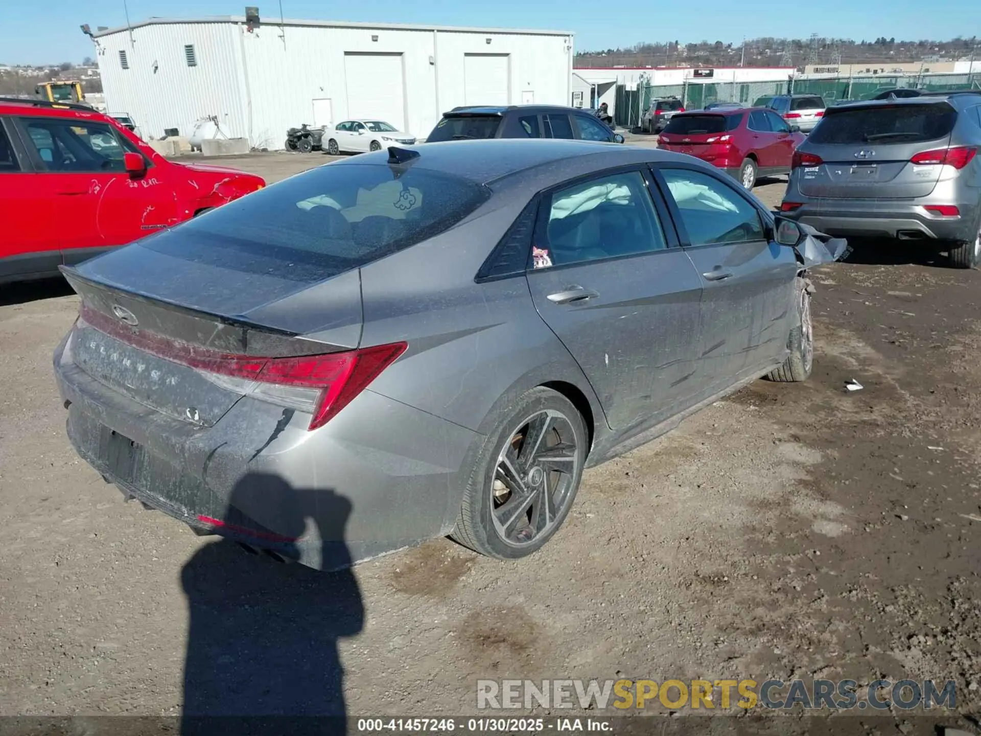 4 Photograph of a damaged car KMHLR4AFXPU526812 HYUNDAI ELANTRA 2023