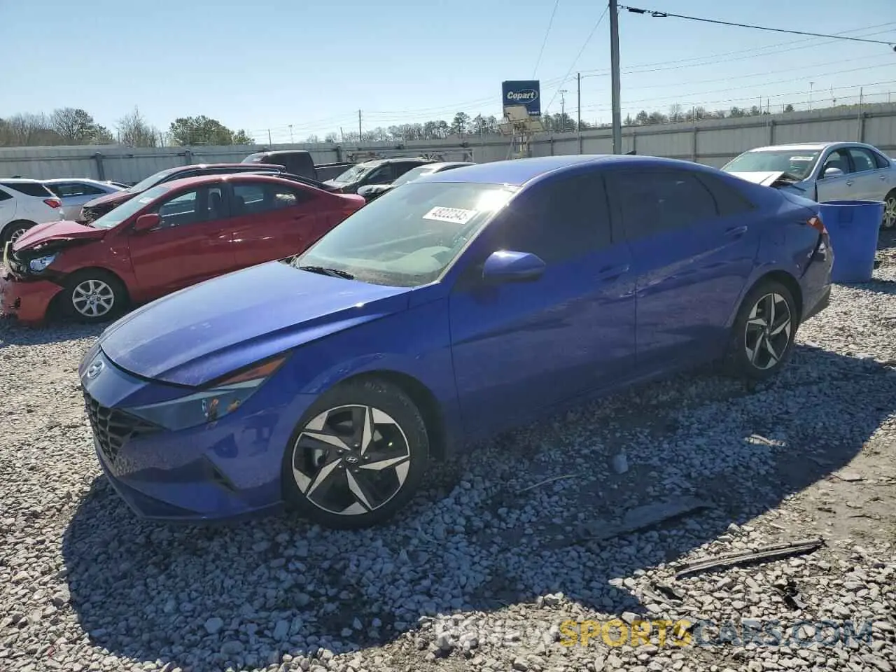 1 Фотография поврежденного автомобиля KMHLS4AG0PU430619 HYUNDAI ELANTRA 2023