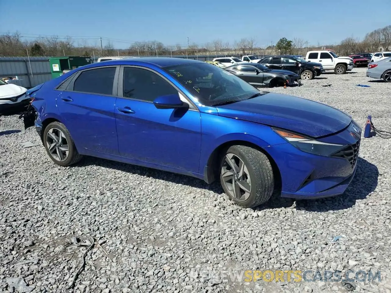 4 Фотография поврежденного автомобиля KMHLS4AG0PU430619 HYUNDAI ELANTRA 2023
