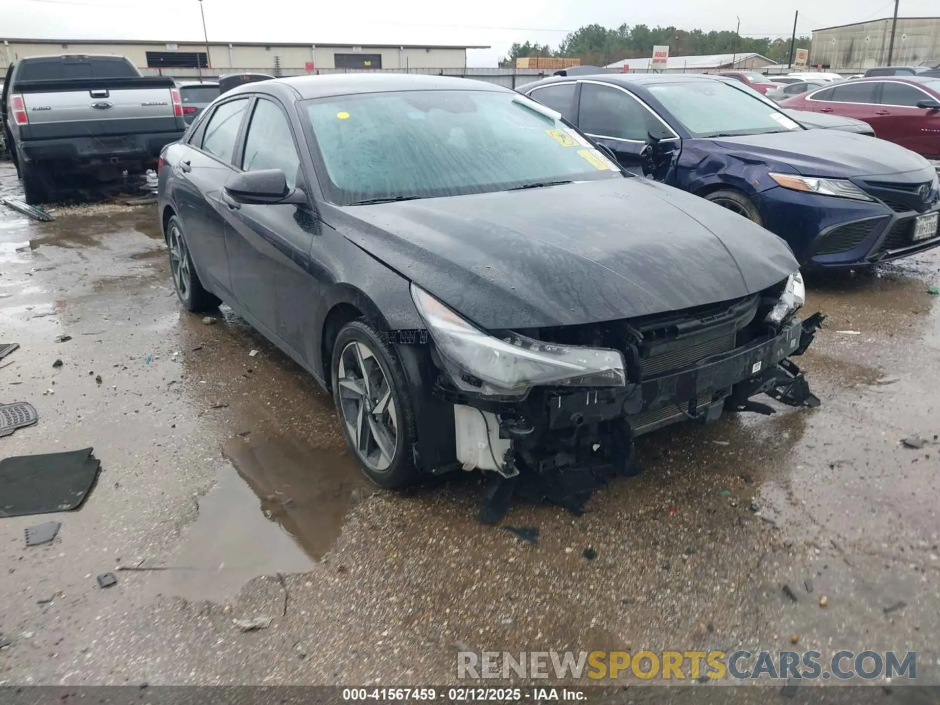 1 Photograph of a damaged car KMHLS4AG0PU549870 HYUNDAI ELANTRA 2023