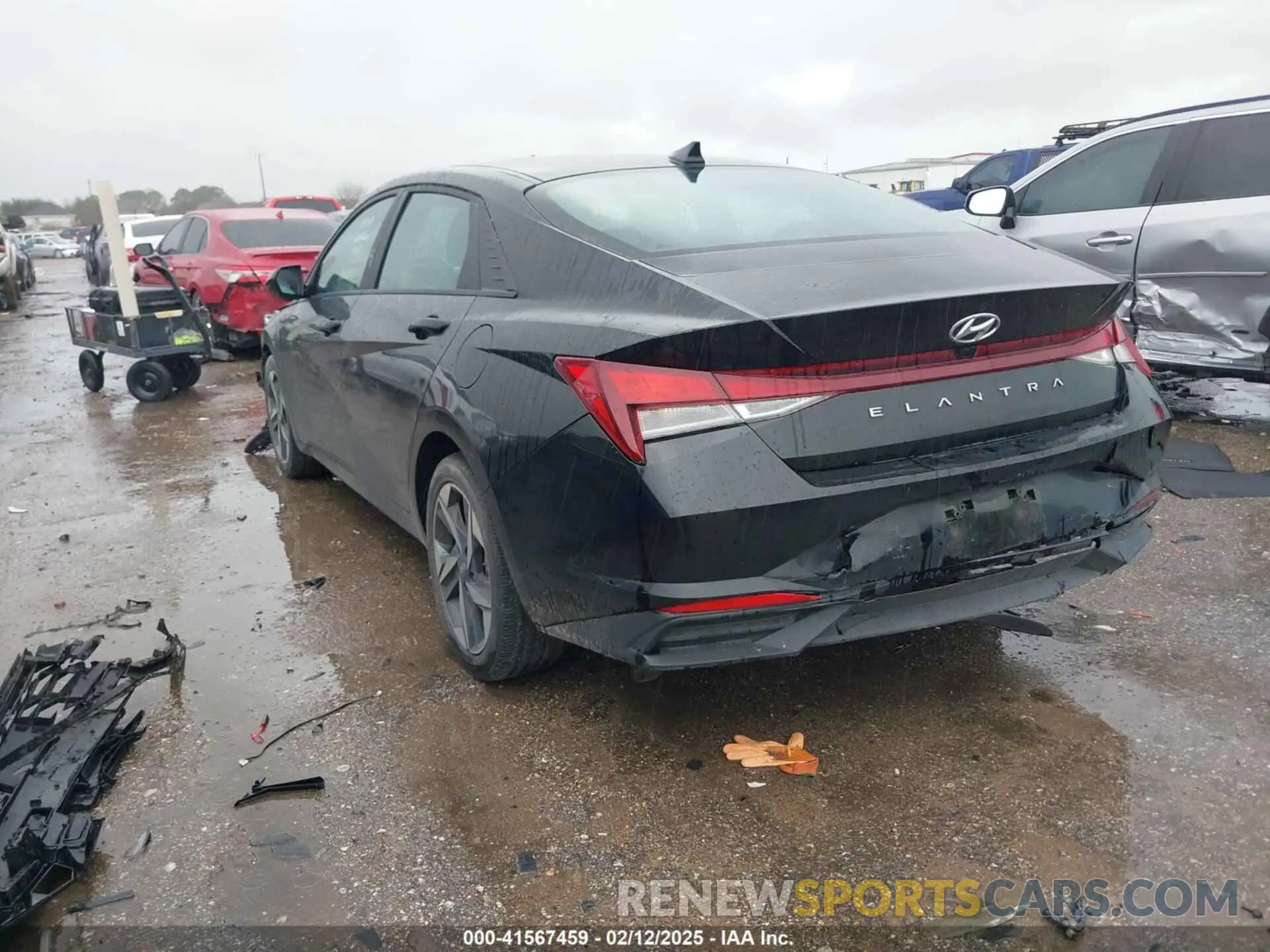 3 Photograph of a damaged car KMHLS4AG0PU549870 HYUNDAI ELANTRA 2023