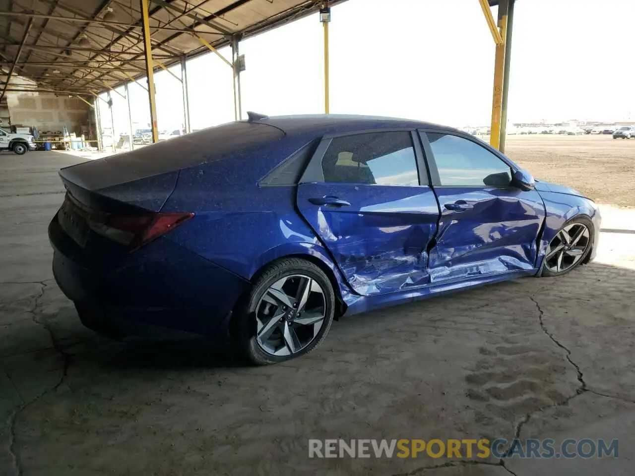 3 Фотография поврежденного автомобиля KMHLS4AG0PU561551 HYUNDAI ELANTRA 2023