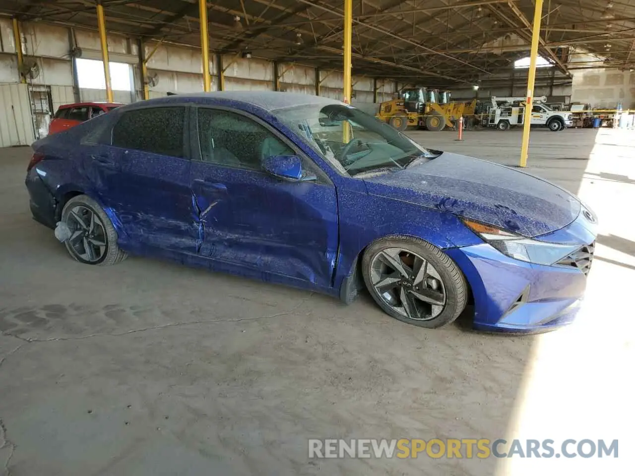 4 Фотография поврежденного автомобиля KMHLS4AG0PU561551 HYUNDAI ELANTRA 2023