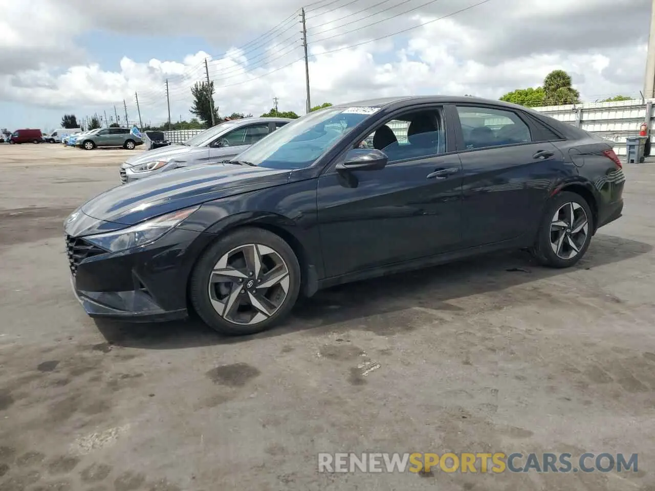 1 Photograph of a damaged car KMHLS4AG0PU562294 HYUNDAI ELANTRA 2023