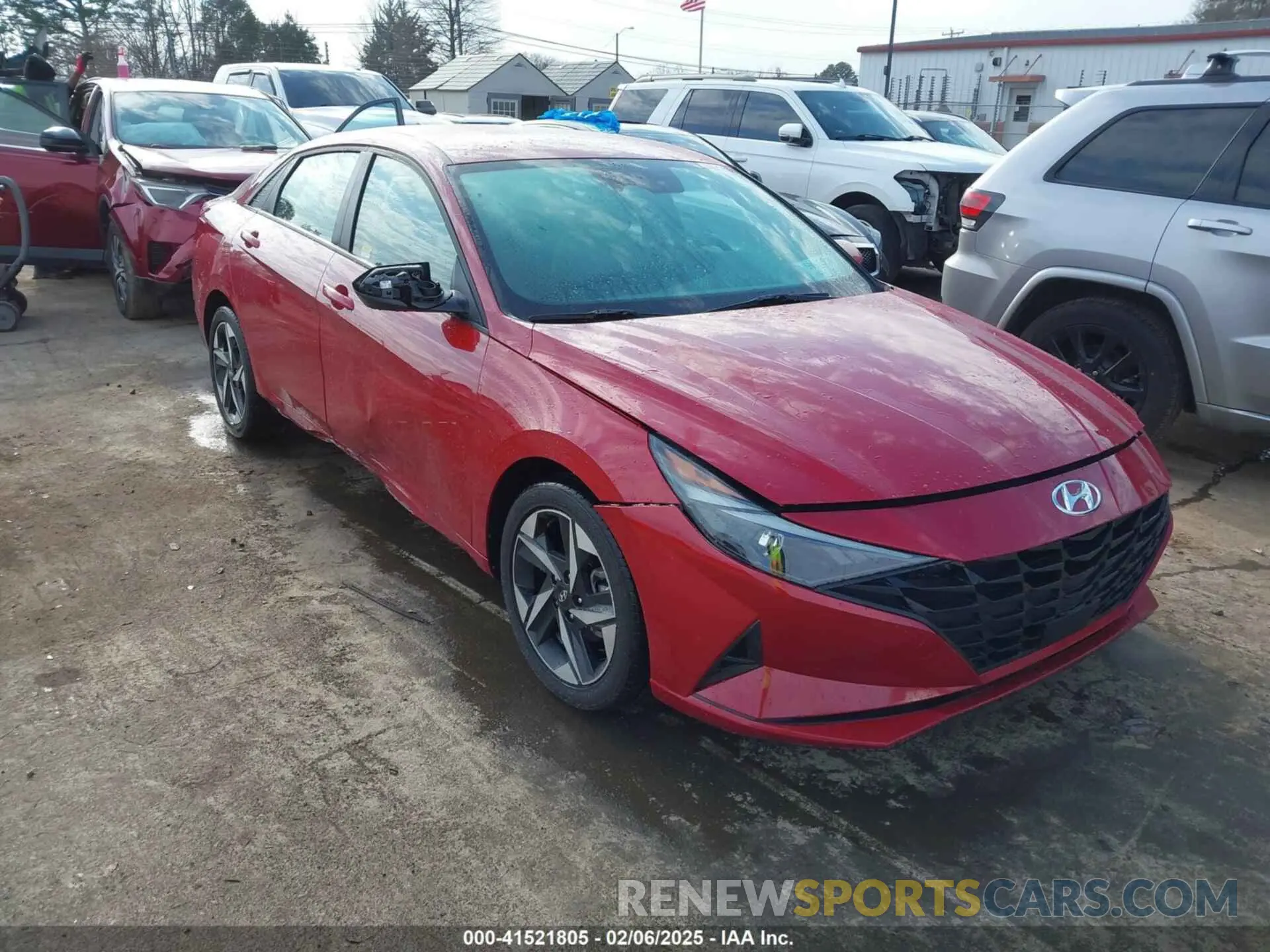 1 Photograph of a damaged car KMHLS4AG1PU452287 HYUNDAI ELANTRA 2023