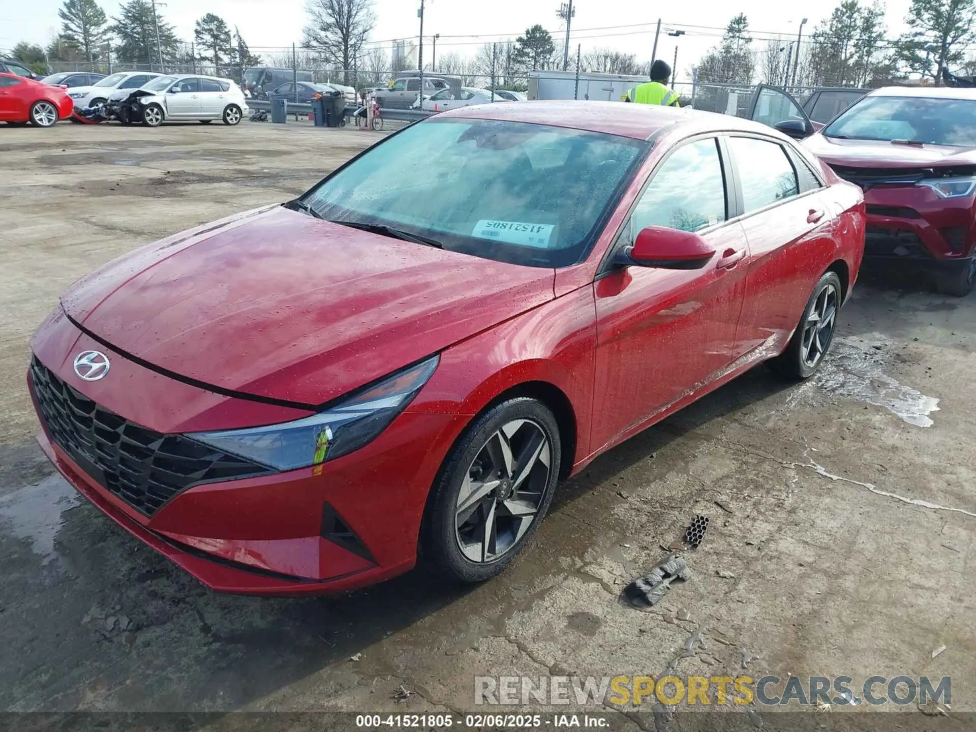 2 Photograph of a damaged car KMHLS4AG1PU452287 HYUNDAI ELANTRA 2023